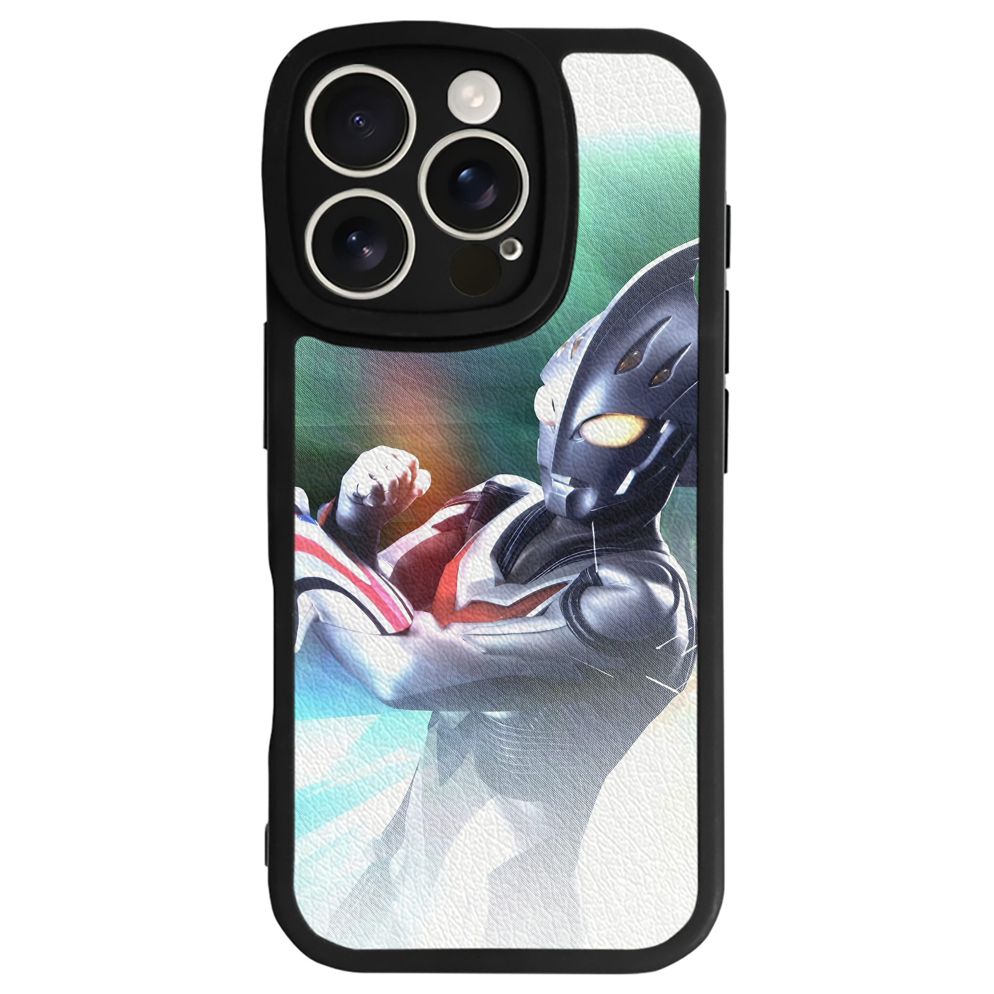（画像用） ウルトラマン Ultraman 【iPhone 16シリーズ対応】シリコンスマホケース（レザー調） 材質：シリコン